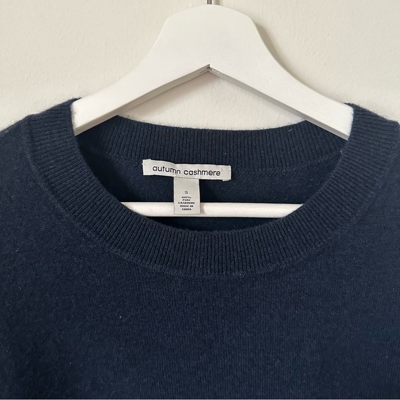 Autumn Cashmere Sweater Floral Embroidered Size S - Picture 4 of 4